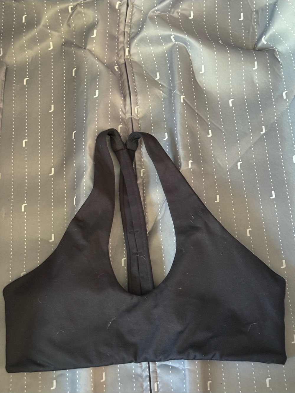 Crop shop boutique black sports bra